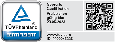 Bausachverständiger mit TÜV Rheinland geprüfter Qualifikation